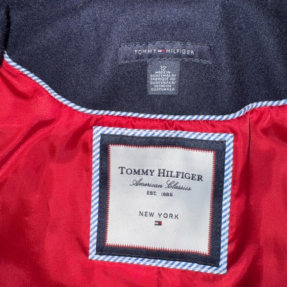 Tommy Hilfiger Women’s Dark Blue Pea Coat - Picture 7 of 9